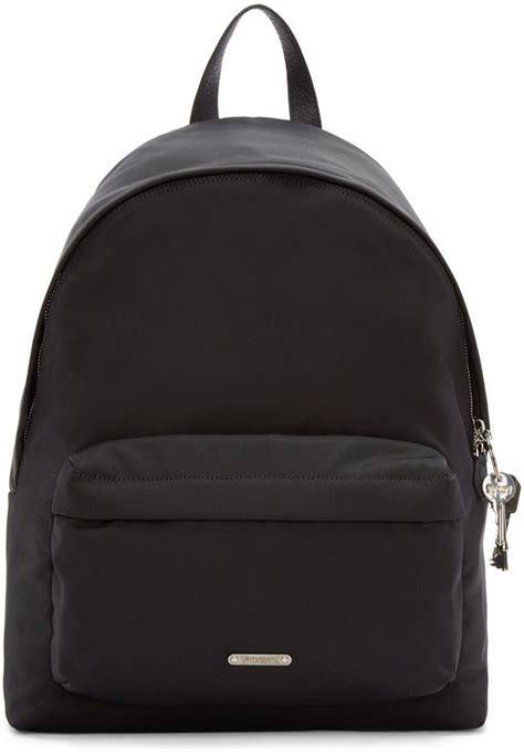 givenchy black canvas key backpack|givenchy leather purses.